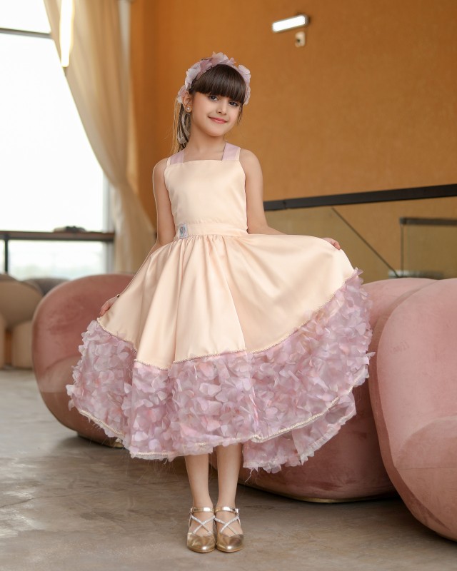 Peach Bloom Dress